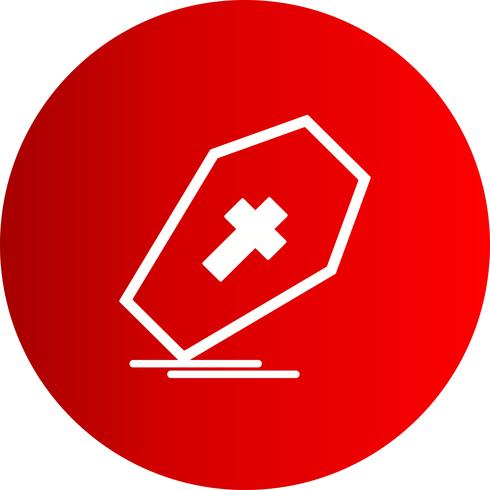 vector coffin icon