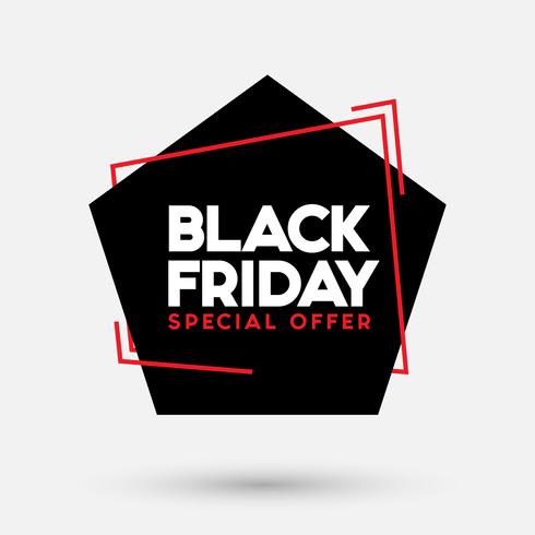 Black Friday sale vector illustration