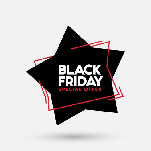 Black Friday sale vector illustration