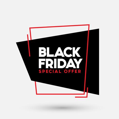 Black Friday sale vector illustration