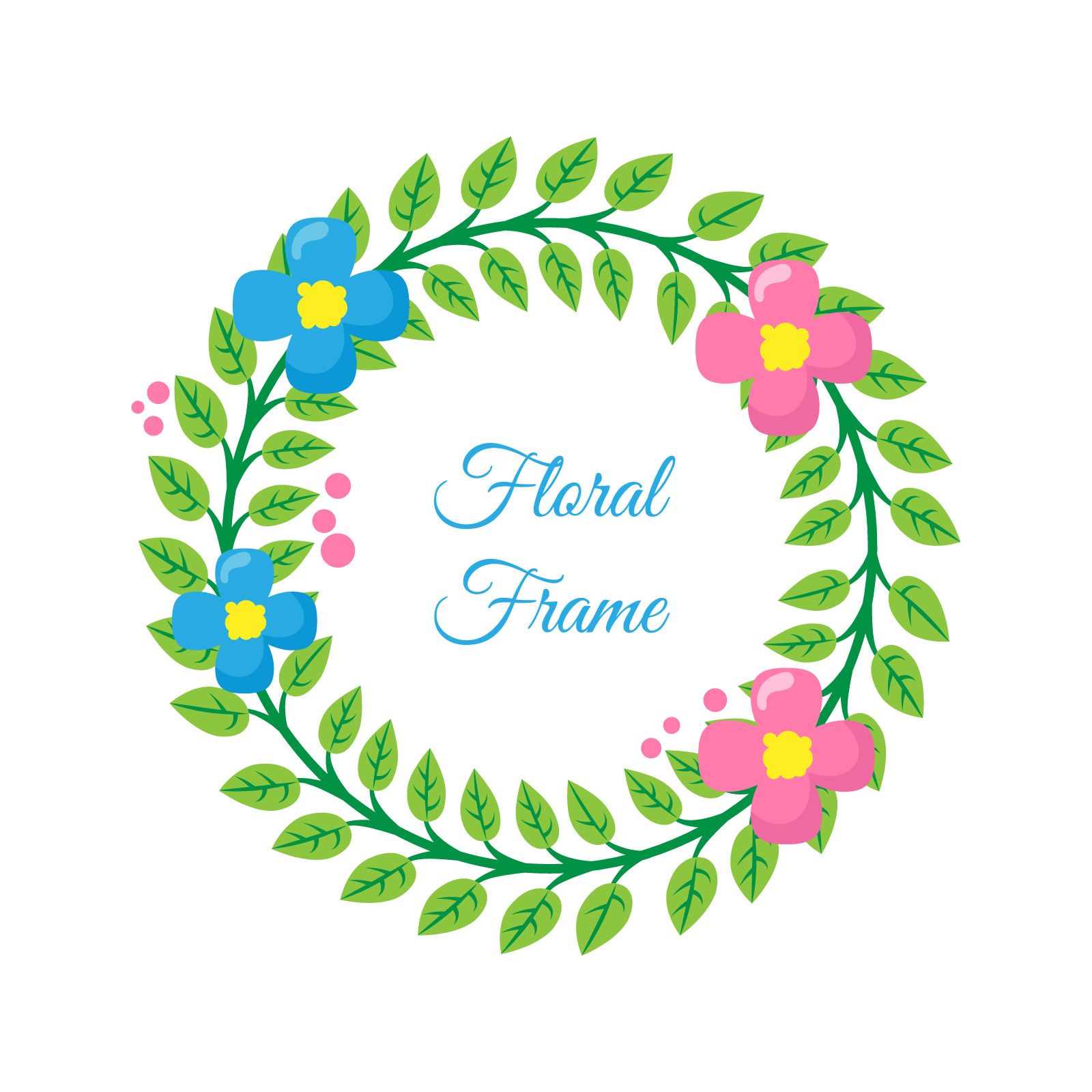 Elegant floral collection with leaves and flowers - Download Free