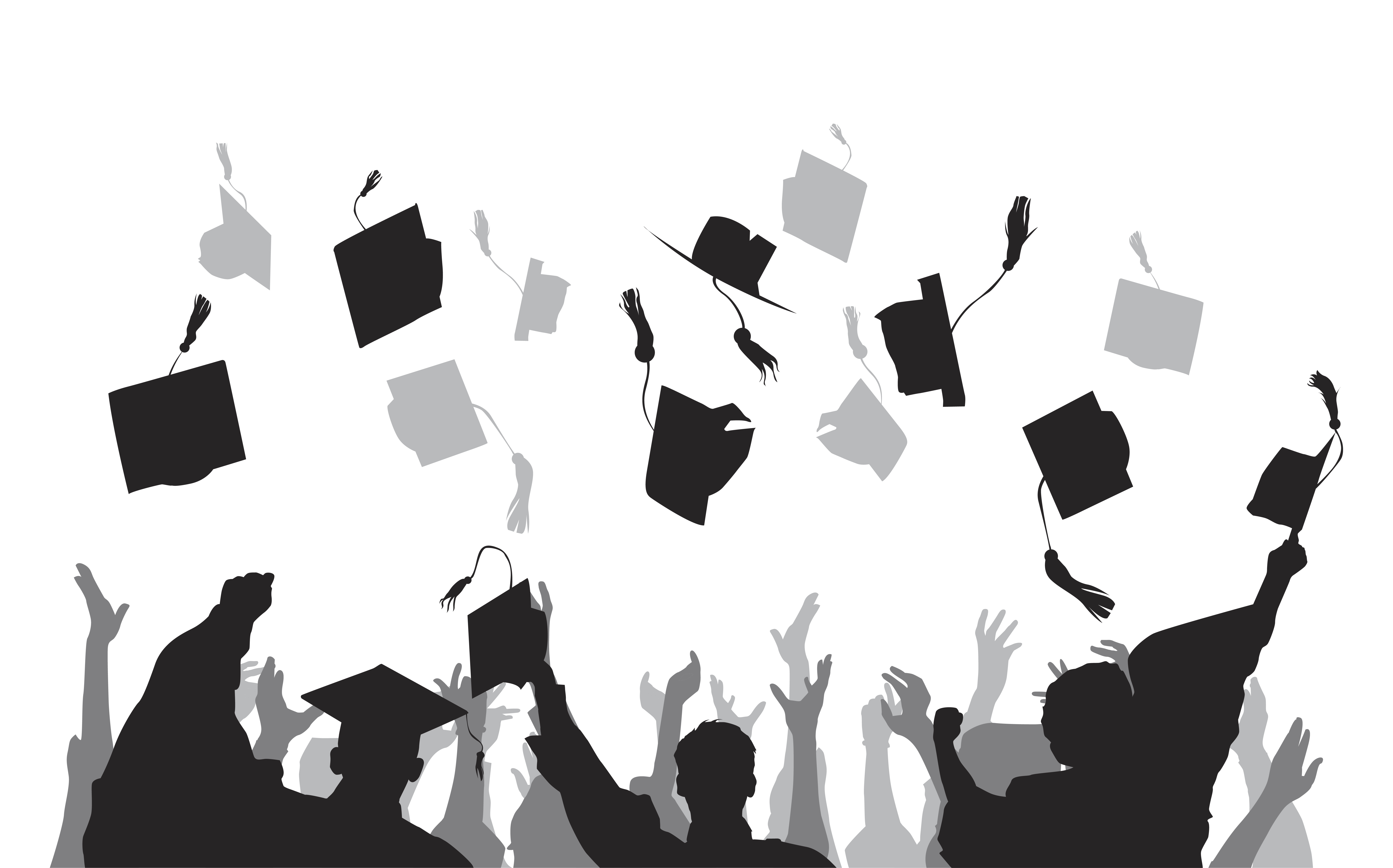 Illustration of university graduates - Download Free Vectors, Clipart