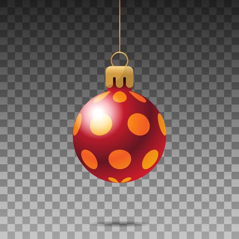 Boule De Noel Rouge Telecharger Vectoriel Gratuit Clipart