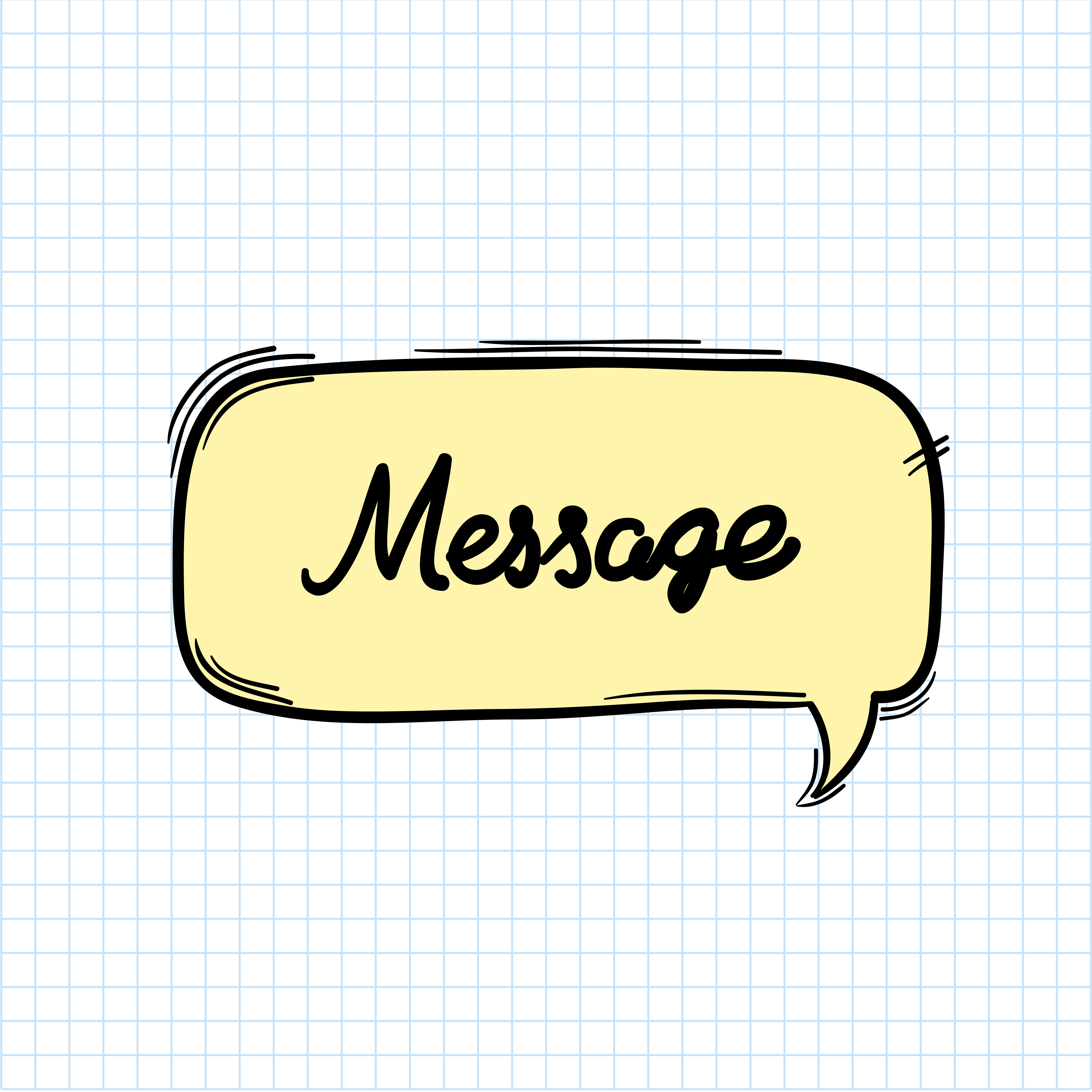 Mot du message dans la bulle Telecharger Vectoriel Gratuit, Clipart