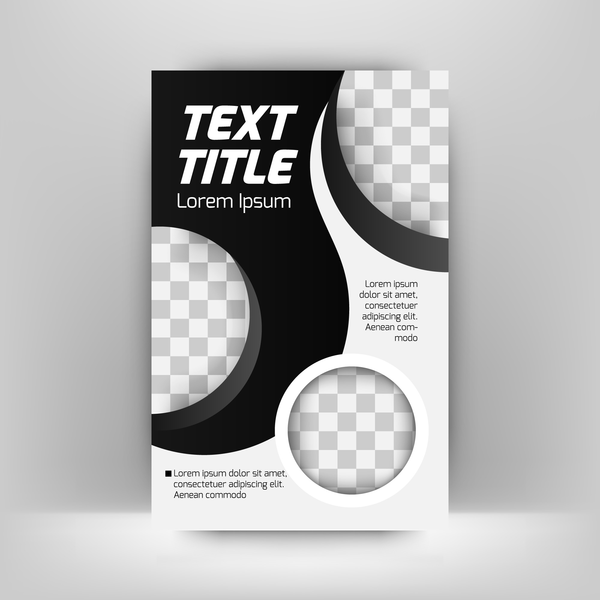 Poster flyer pamphlet brochure cover design layout with 