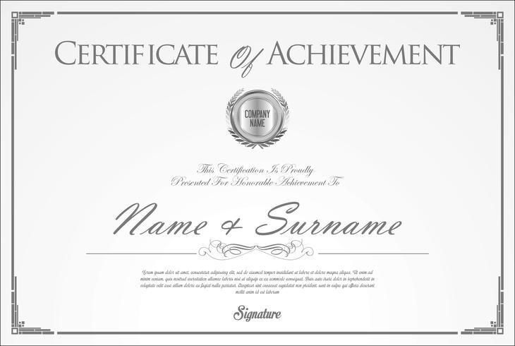 Certificate vector