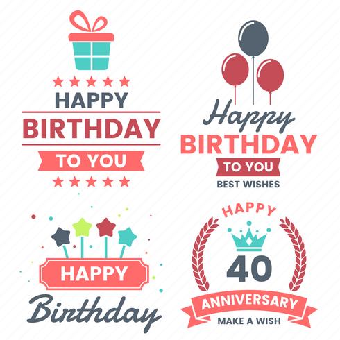 Download Happy Birthday Vector Logo for banner - Download Free ...