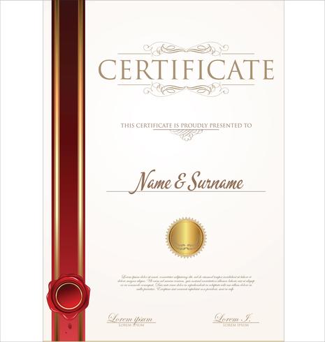 Certificado vector