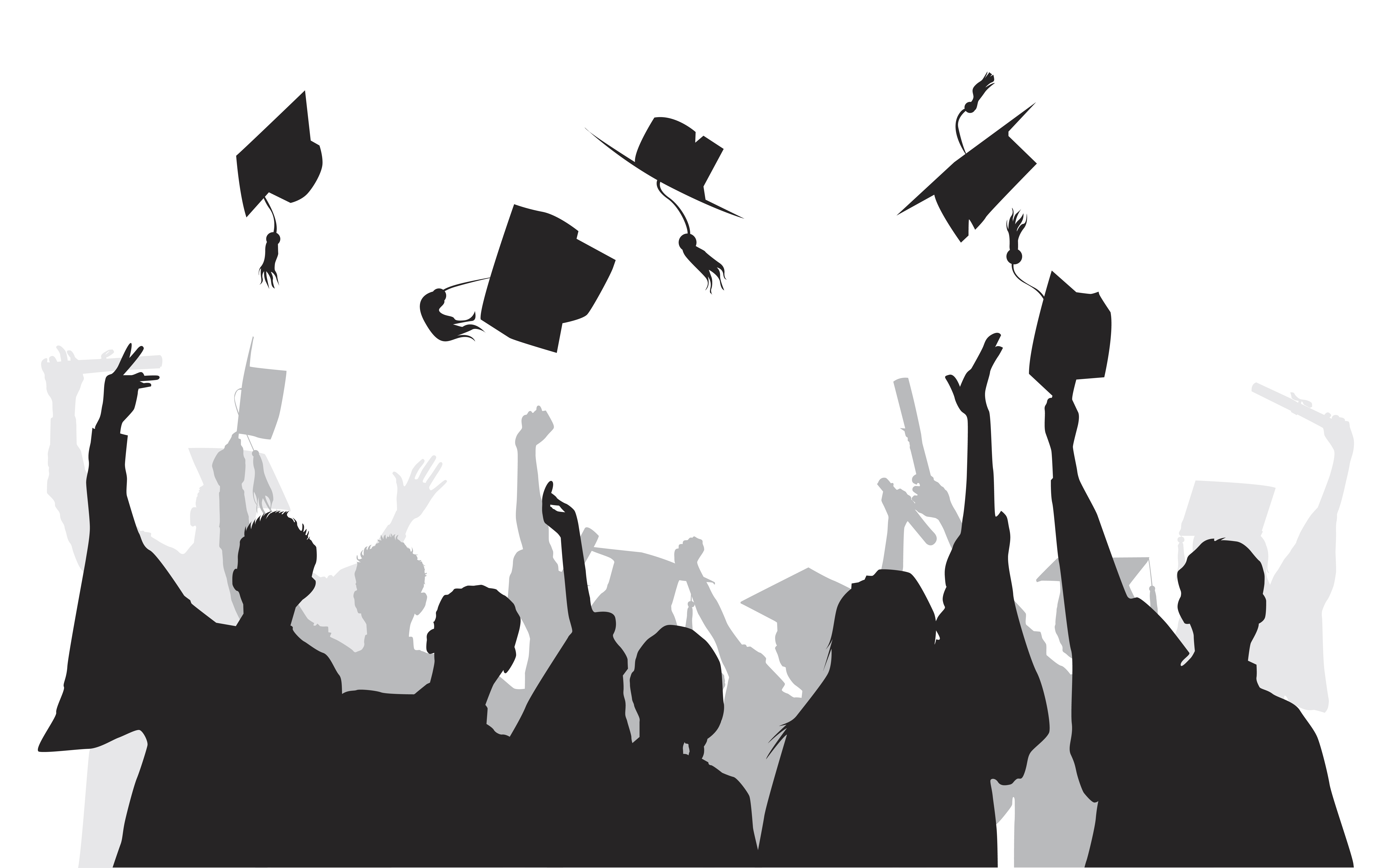 Download Illustration of university graduates - Download Free Vectors, Clipart Graphics & Vector Art