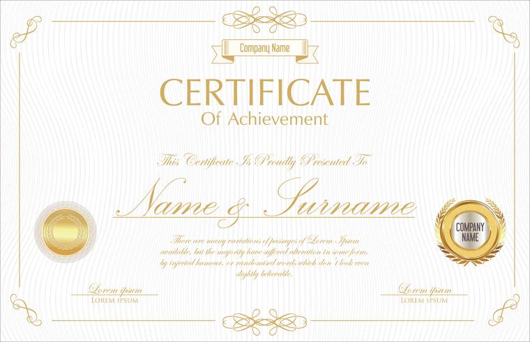 Certificate vector