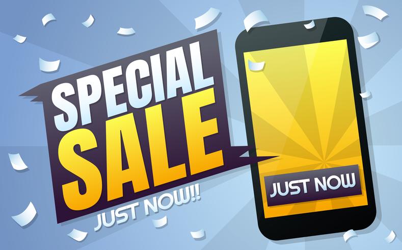 Phone Sale Vector background