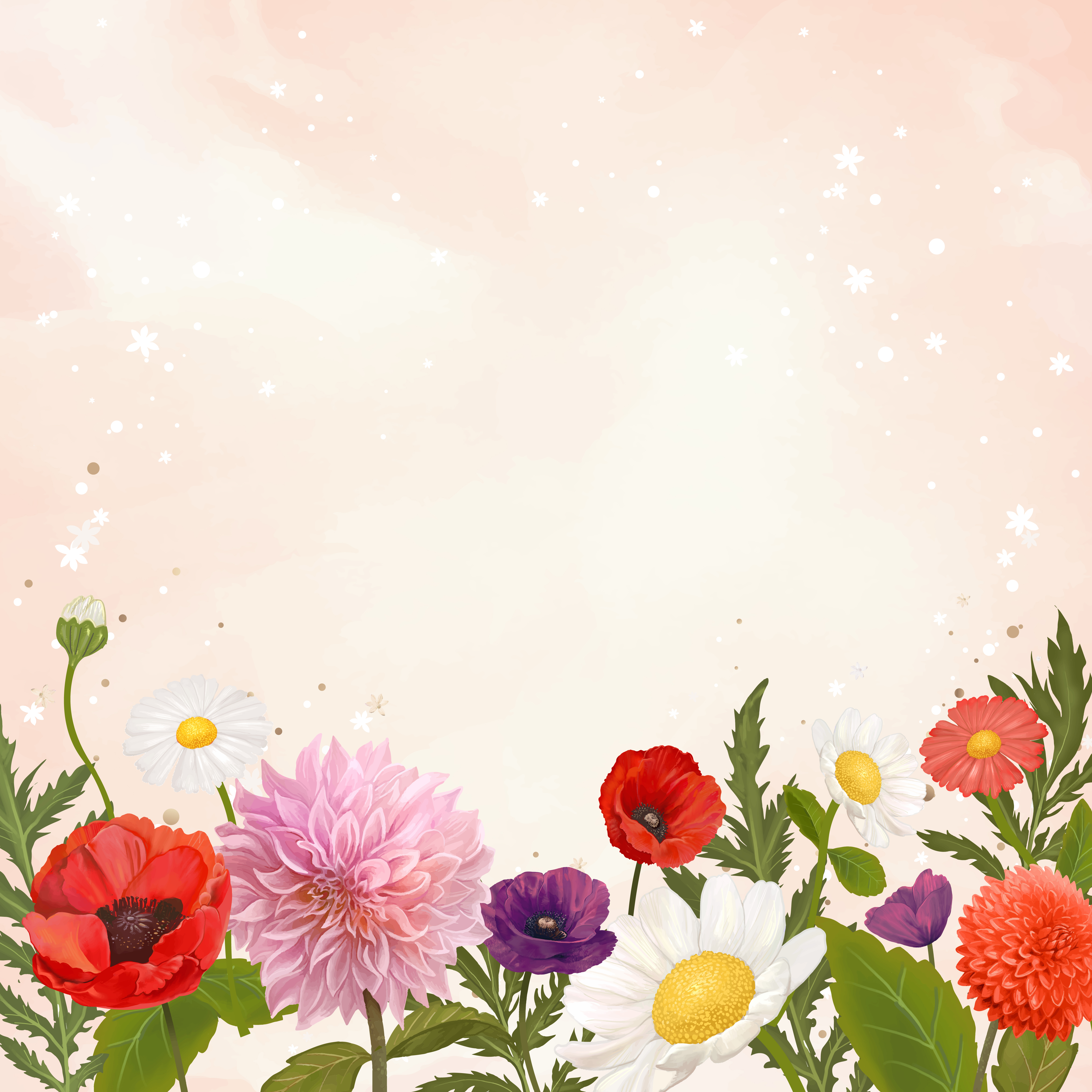 Wild flower frame - Download Free Vectors, Clipart ...