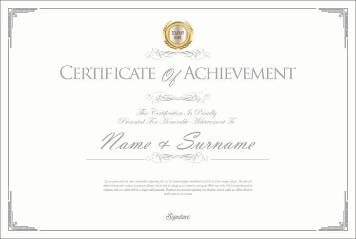 Certificate vector