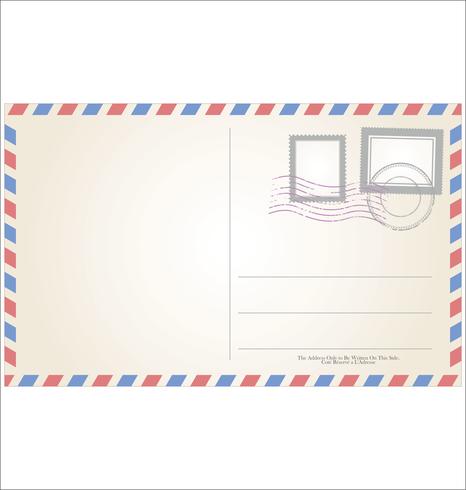 Postcard retro design  vector
