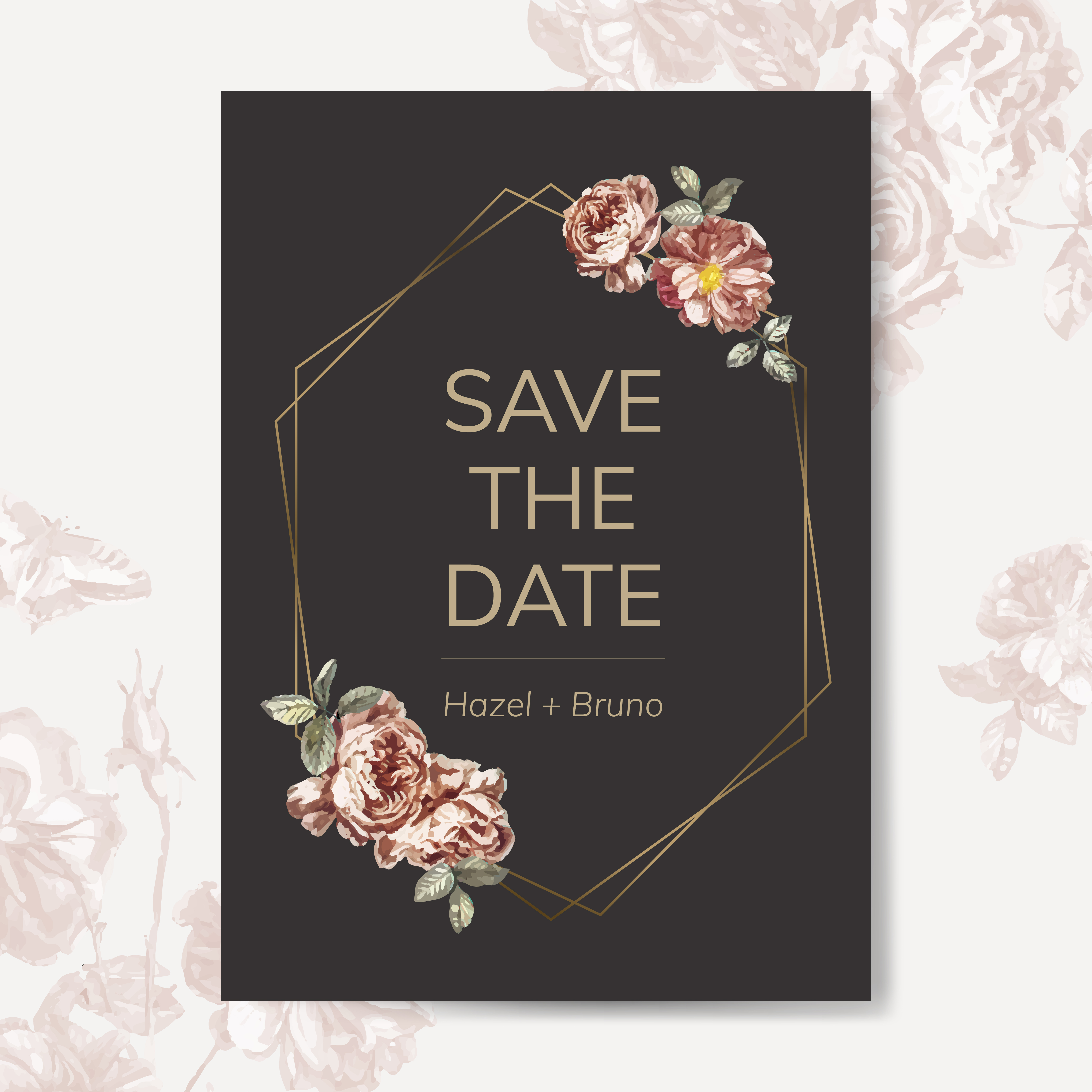 Floral themed invitation designs Download Free Vectors, Clipart