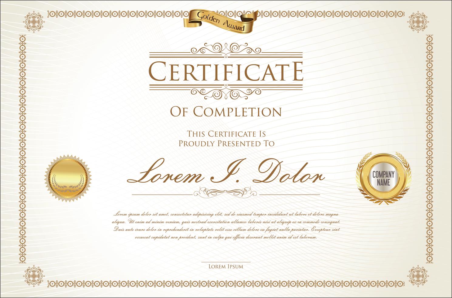 Certificate 327111 - Download Free Vectors, Clipart Graphics & Vector Art
