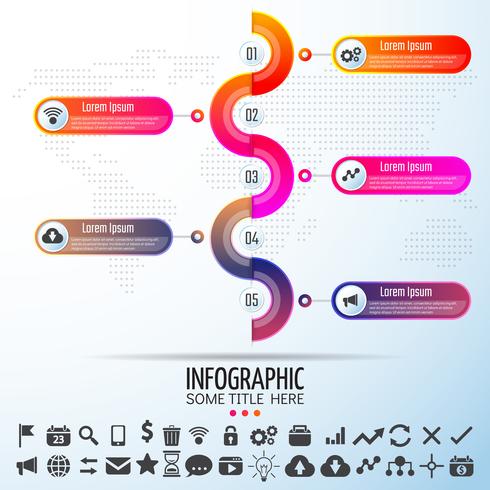 Infographics Design Template vector