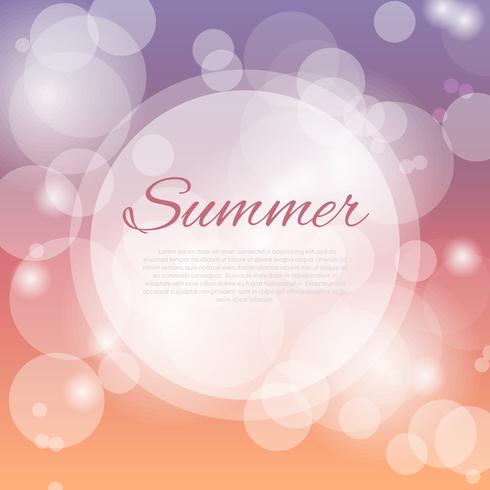 summer sale template banner Vector background