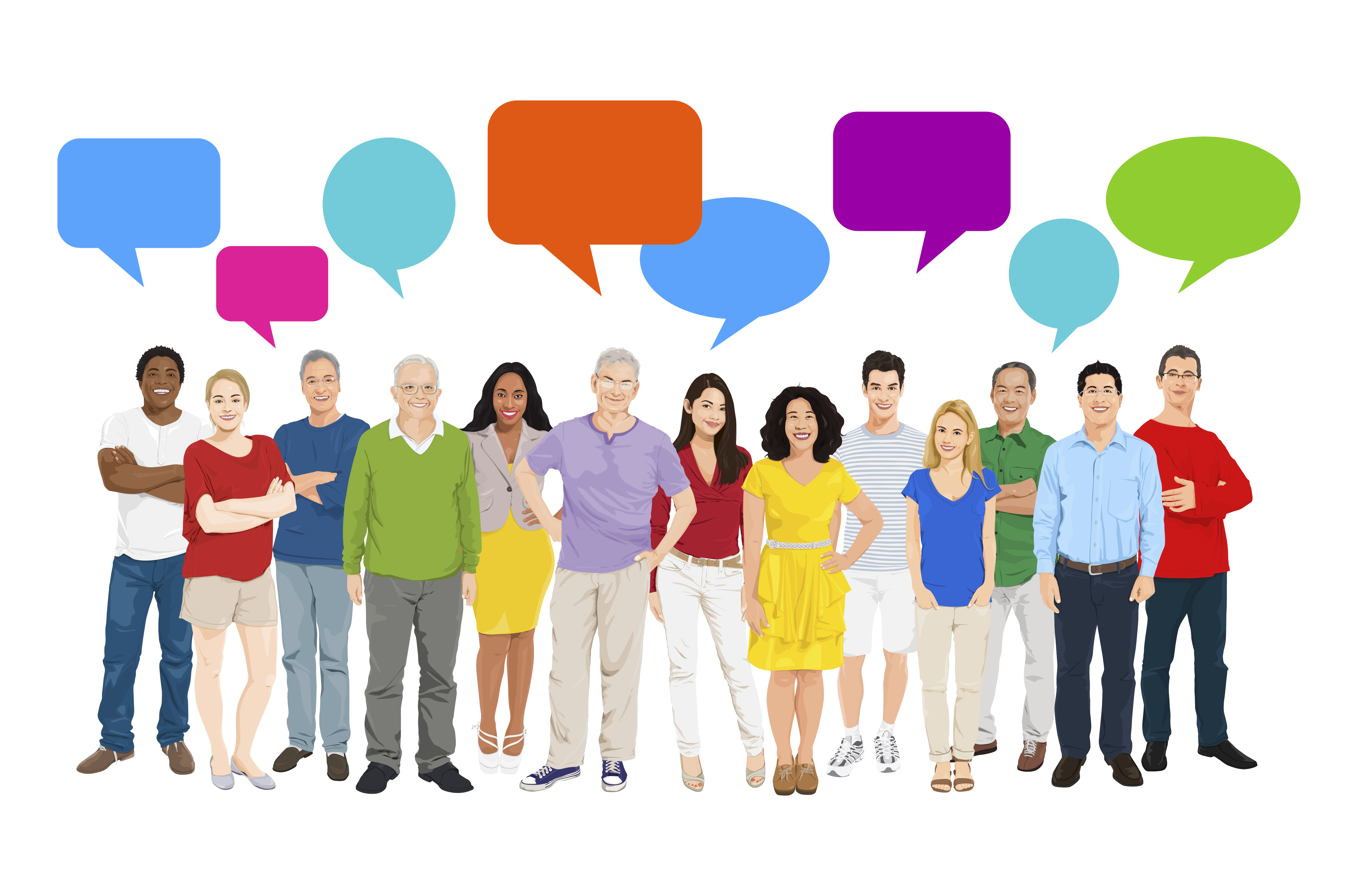 Illustration of diverse people Download Free Vectors Clipart Graphics & Vector Art