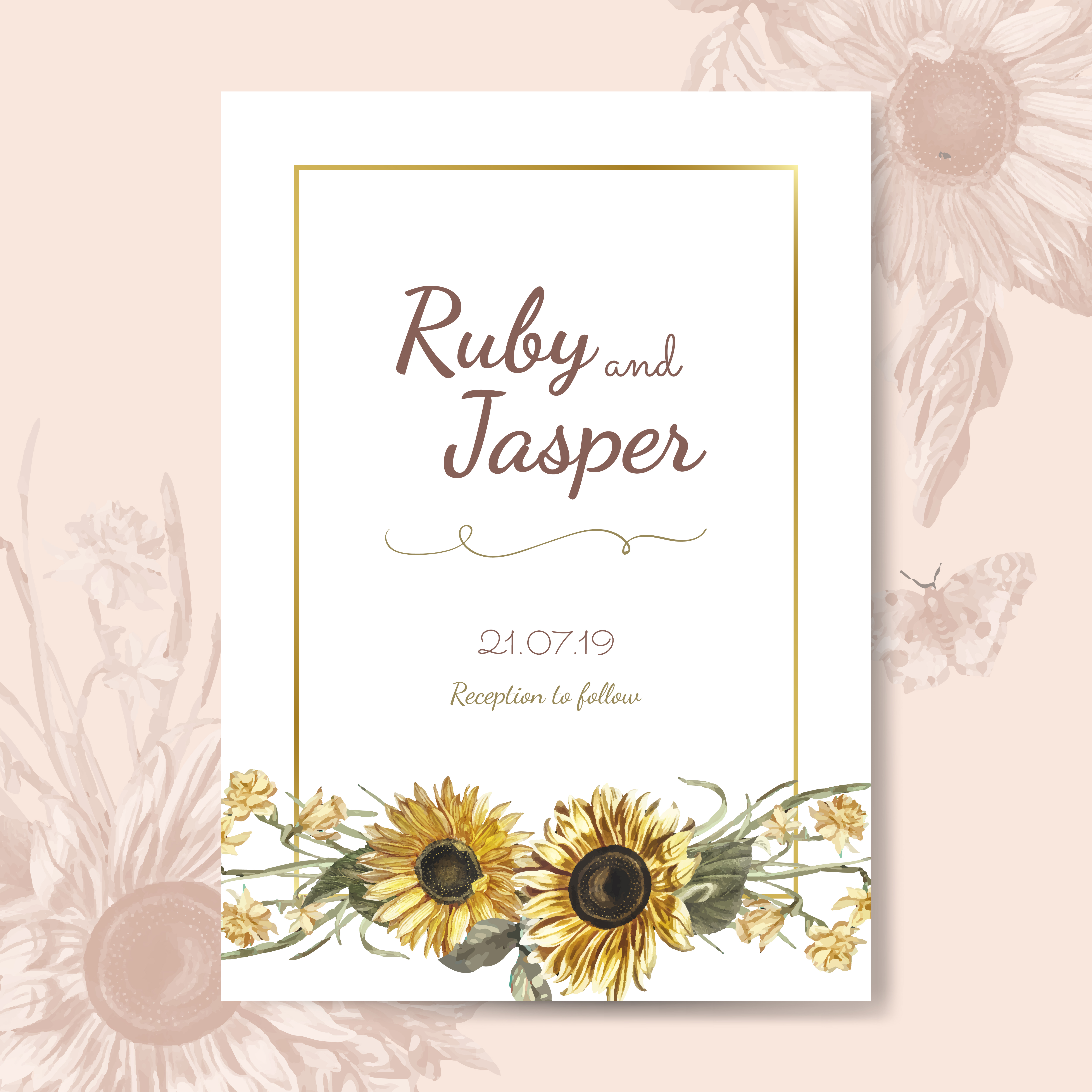 Floral themed invitation designs Download Free Vectors, Clipart