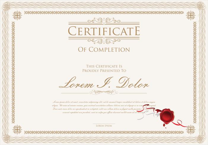 Certificate vector