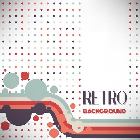 vintage halftone style background Design Template vector