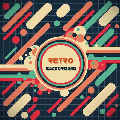 Old retro Vintage style background Design Template vector