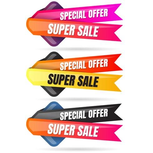 Sale Banner Design Template vector