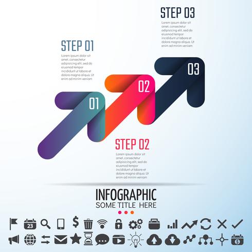 Plantilla de diseño de infografías vector