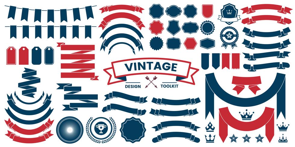 Vintage Retro Vector Logo para banner