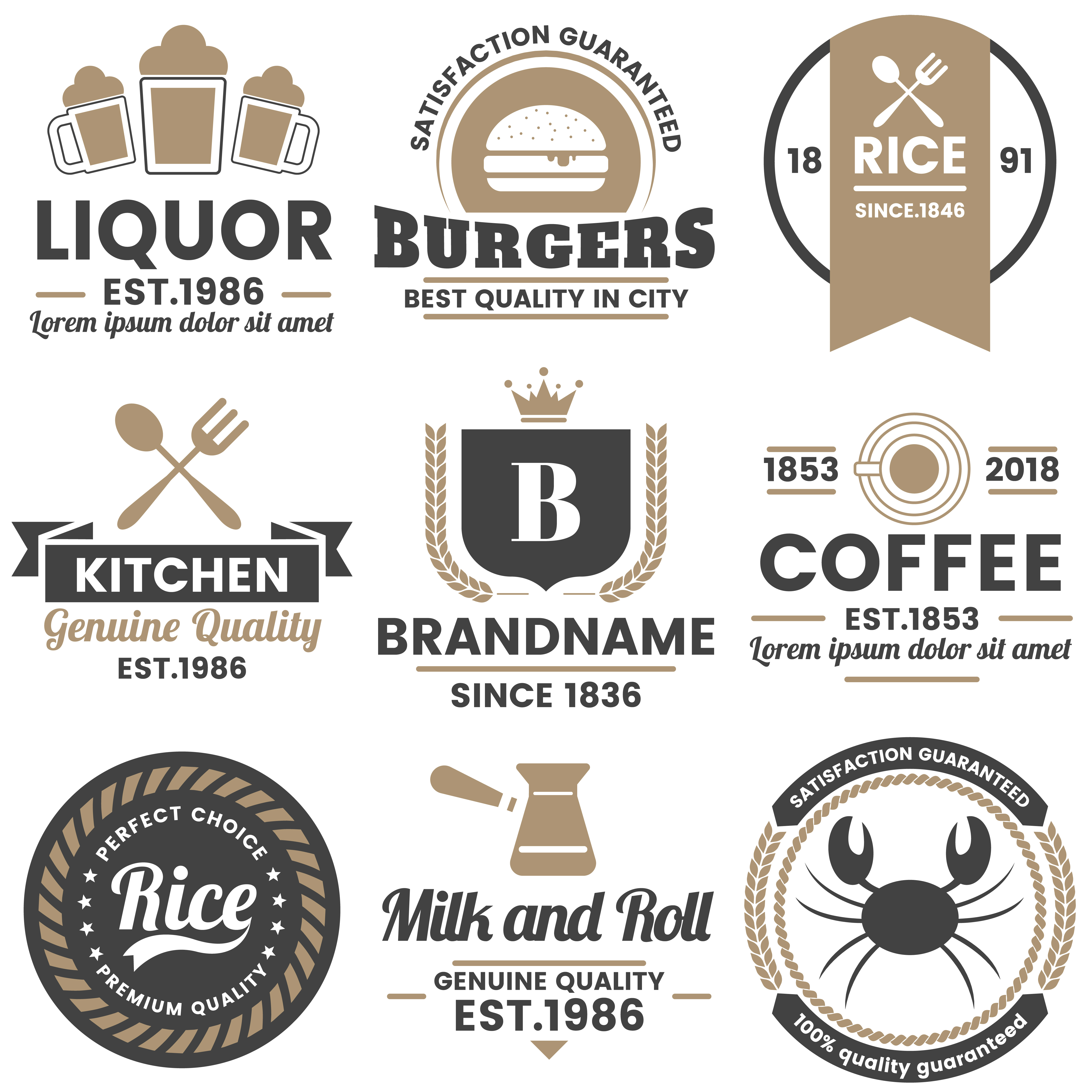 Download Restaurant Retro Vector Logo for banner - Download Free ...