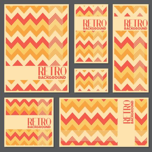 Old retro Vintage style background Design Template vector