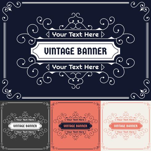Vintage background lable style Design Template vector