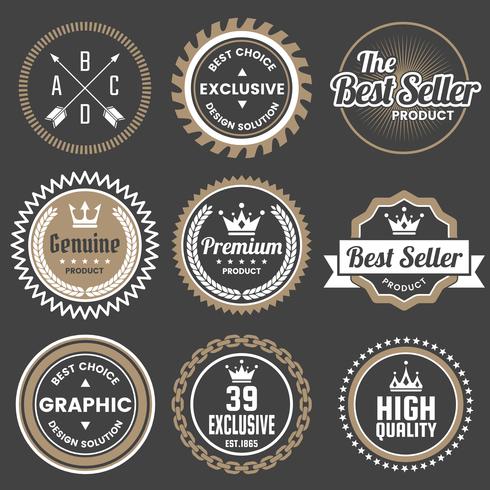 Vintage Retro Vector Logo for banner