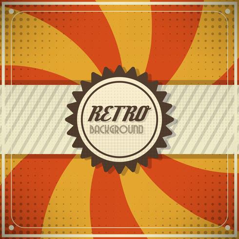 Old retro Vintage style background Design Template vector