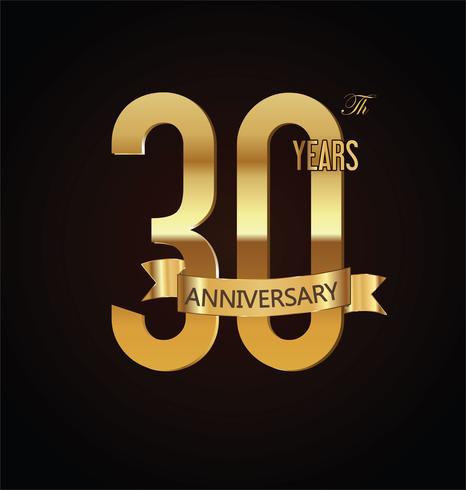 anniversary background vector