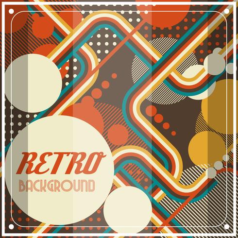 Old retro Vintage style background Design Template vector