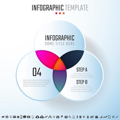 Plantilla de diseño de infografías vector