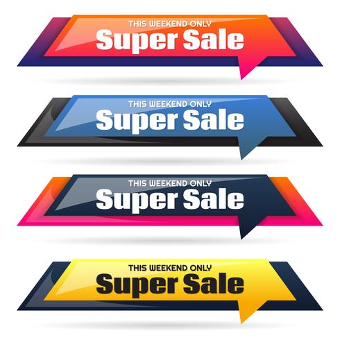 Sale Banner Design Template vector