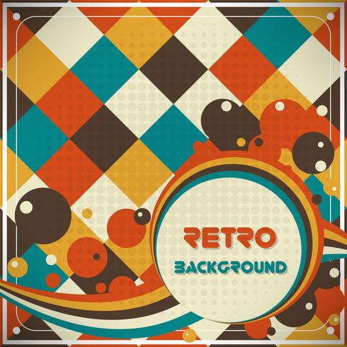 Old retro Vintage style background Design Template vector