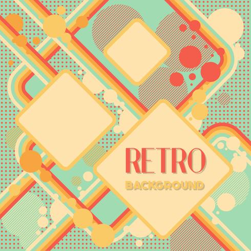 Old retro Vintage style background Design Template vector