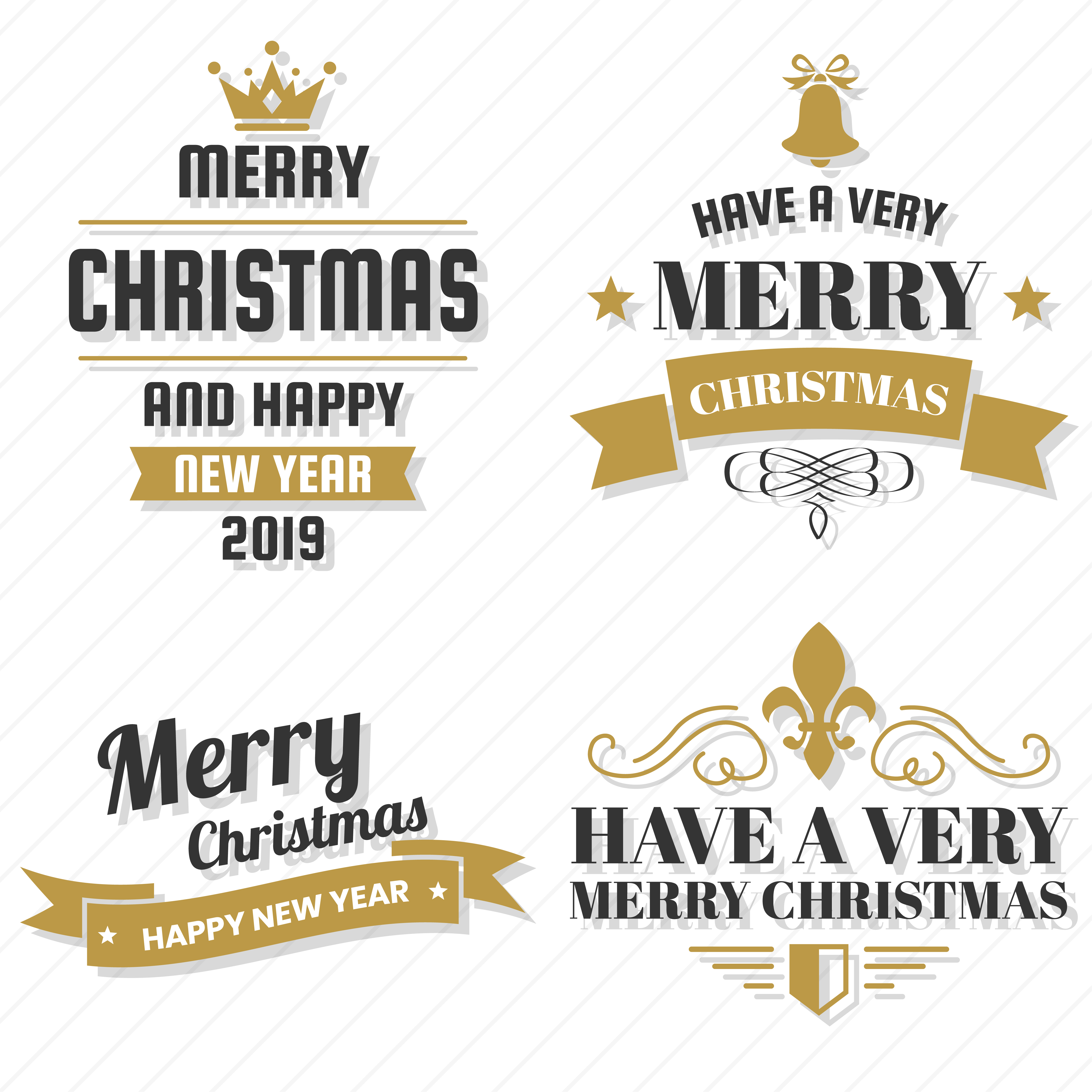 Download Christmas Vector Logo for banner - Download Free Vectors ...