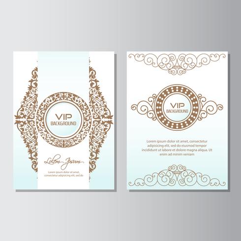 invitation background flyer style Design Template vector