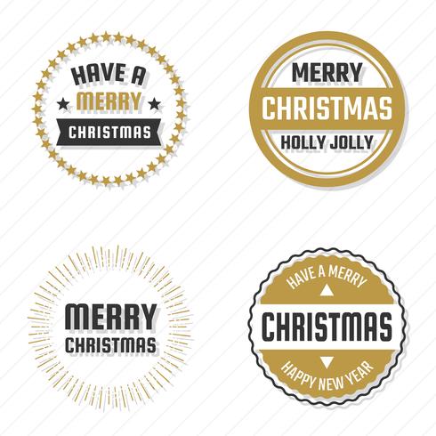 Christmas Vector Logo for banner
