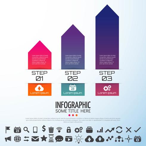 Arrow Infographics Design Template vector