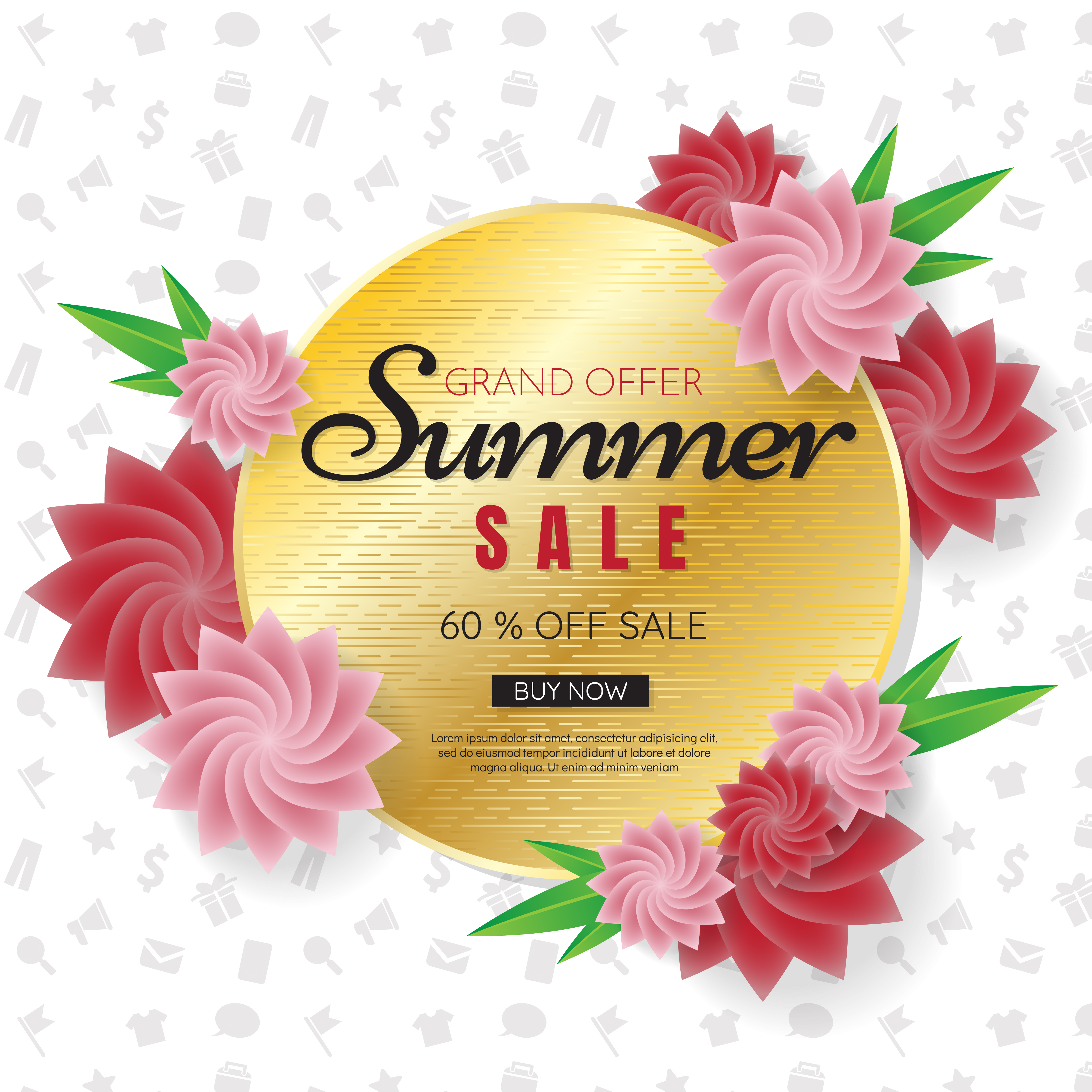 Download summer sale template banner Vector background 328379 - Download Free Vectors, Clipart Graphics ...