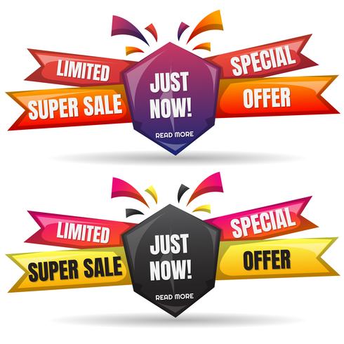 Sale Banner Design Template vector