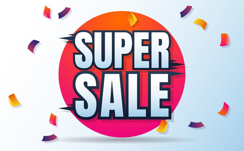 big sale template banner Vector background