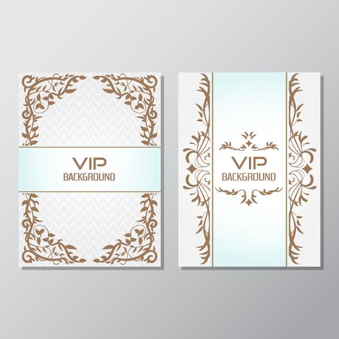 invitation background flyer style Design Template vector