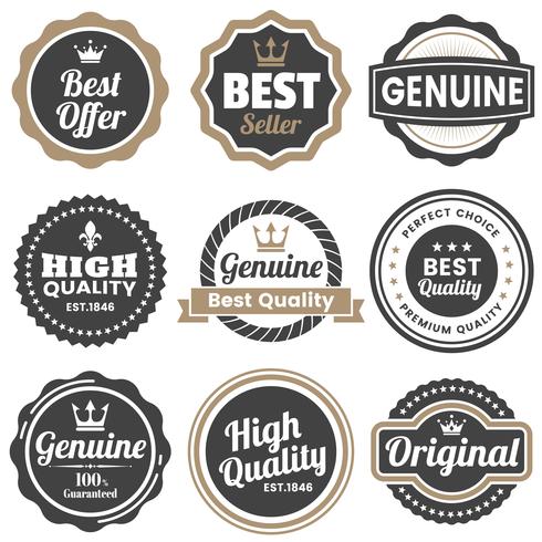 Vintage Retro Vector Logo para banner